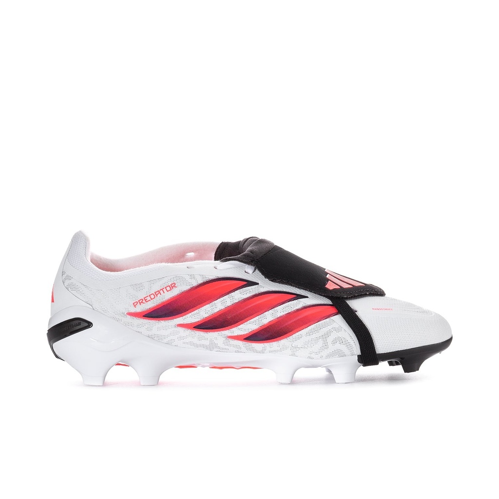 Adidas Predator League FT FG Firm Ground Soccer Cleat White/Solar Turbo/Core Black (4)
