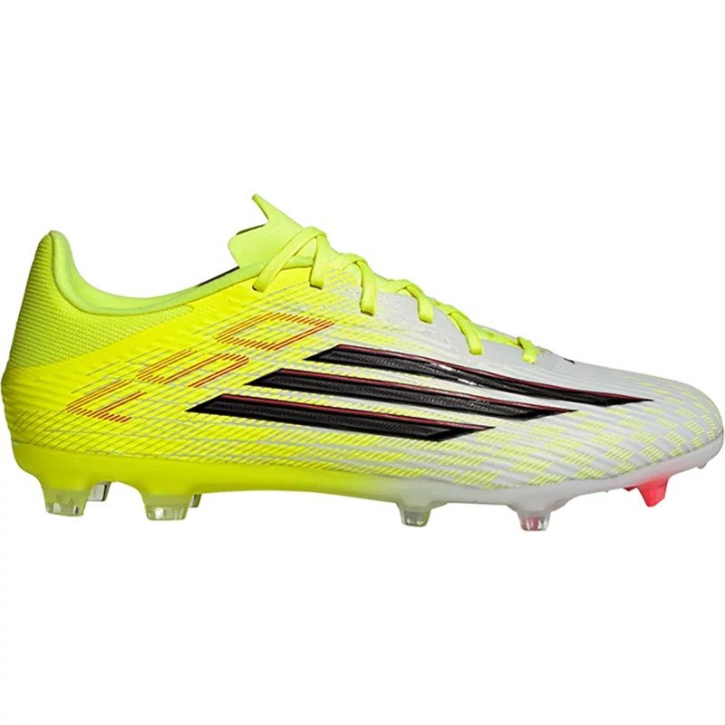 Adidas F50 League FG/MG Firm Ground Soccer Cleat Team Solar Yellow/Core Black/Lucid Red (6)