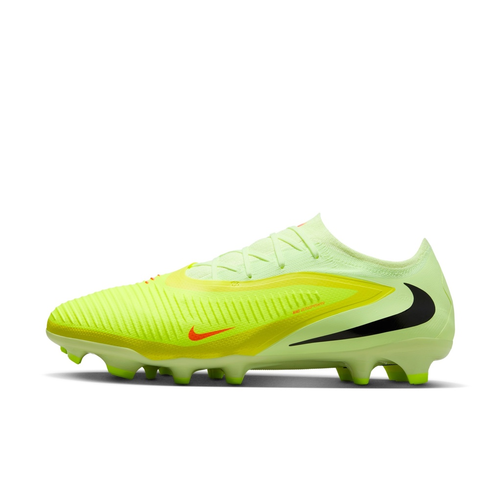 Nike Phantom 6 Low Pro FG Firm Ground Soccer Cleat Hyper Crimson/Black/Limelight (6)