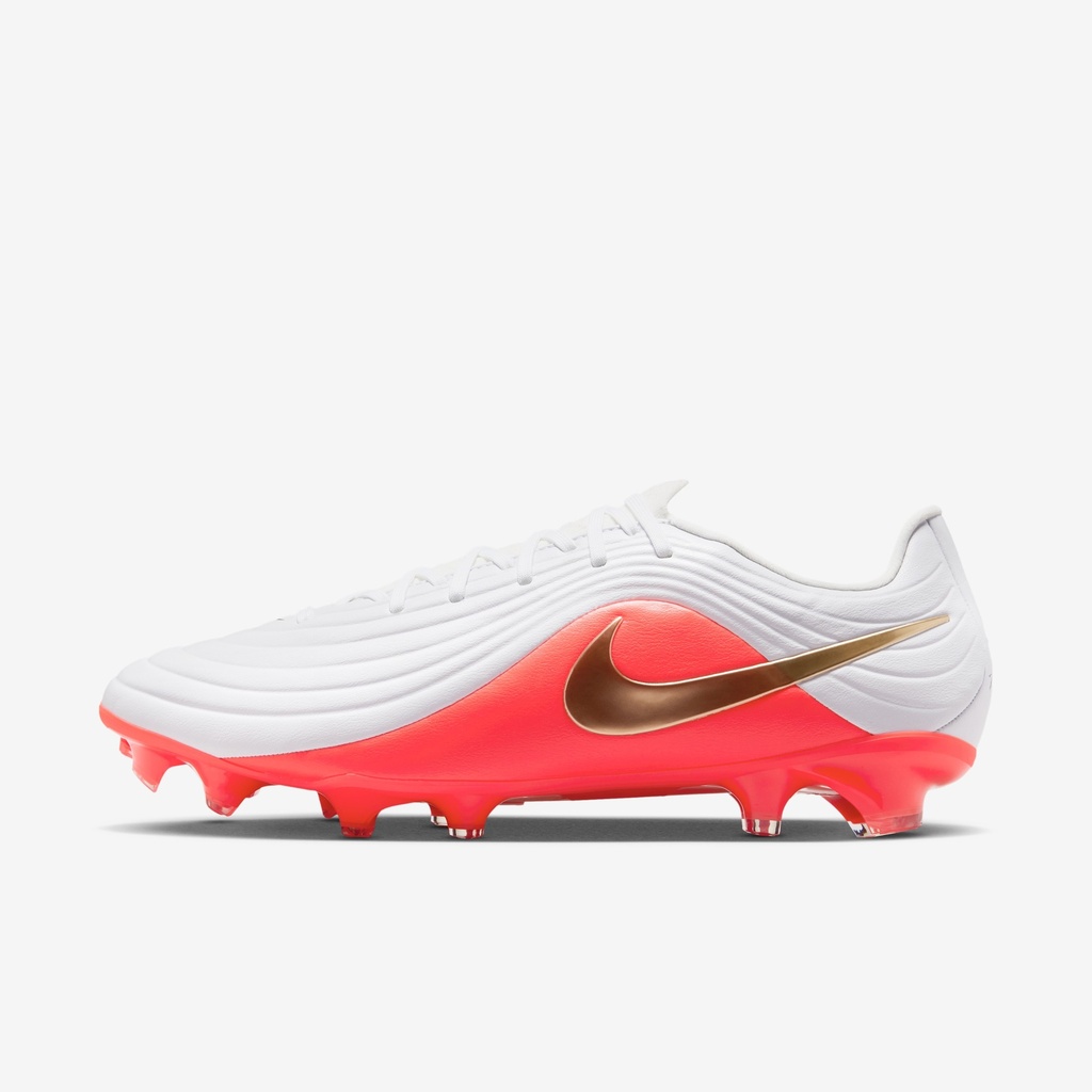 Nike Tiempo Maestro Academy FG/MG Firm Ground Soccer Cleat White/Blur/Bright Crimson (6)
