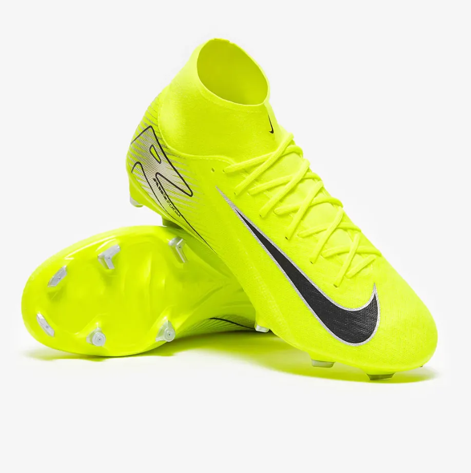 Nike Zoom Mercurial Superfly 10 Academy FG/MG Soccer Cleat Racer Volt/Black (6)