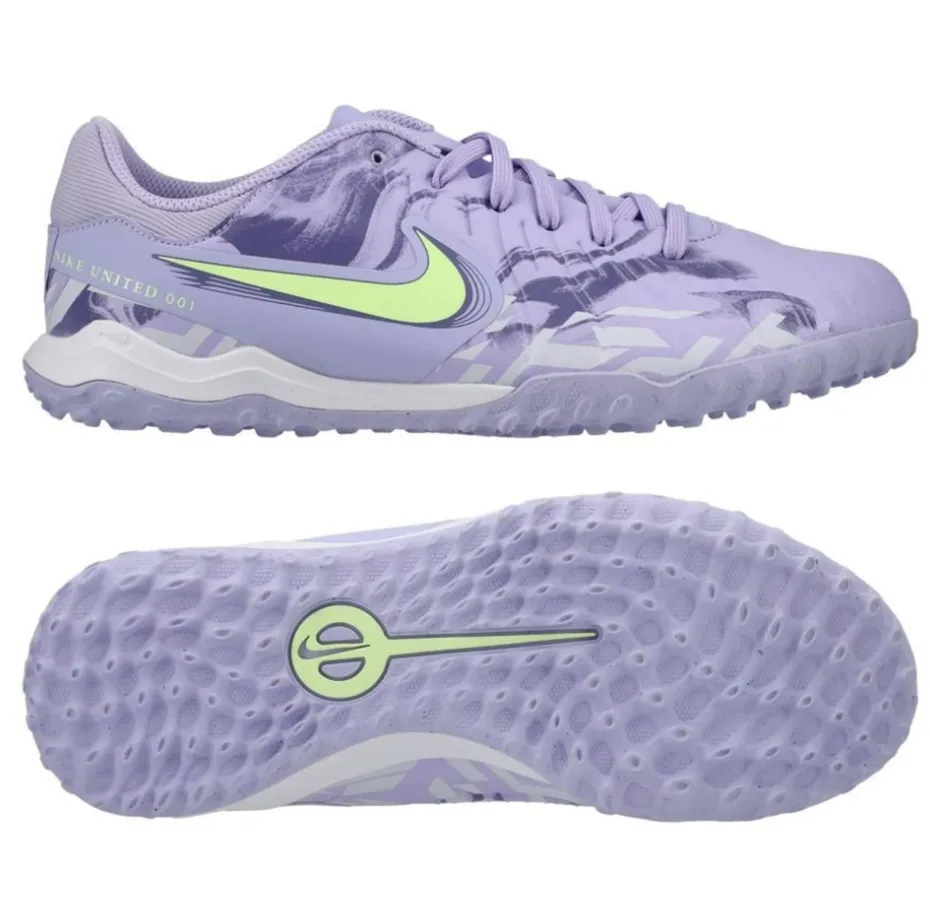 Nike United Jr. Tiempo Legend 10 Academy Turf Tf-Purple (1)