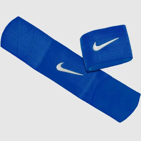 Nike Guard Stay Blue Leg Straps 2 Pcs