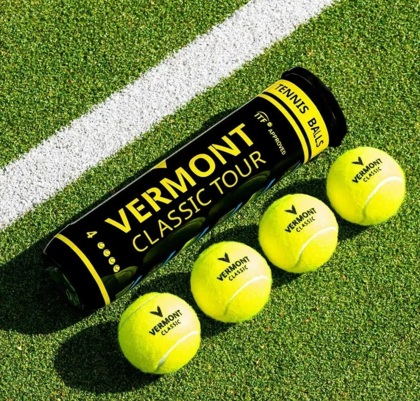 Vermont Classic Tour Tennis Balls 4 Ball Cans