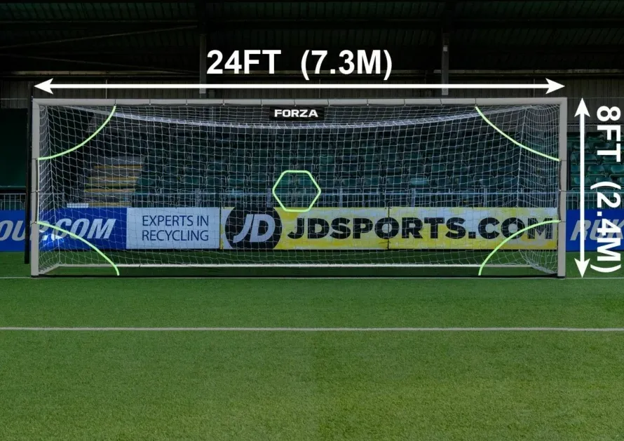 FORZA Academy Soccer Target Sheet 24ft x 8ft