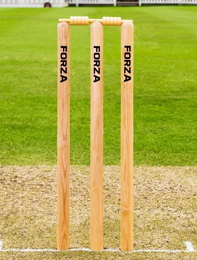 FORZA Wooden Cricket Stumps ICC Regulation