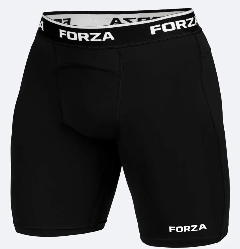 FORZA Mens Black Base Layer Shorts (Small)