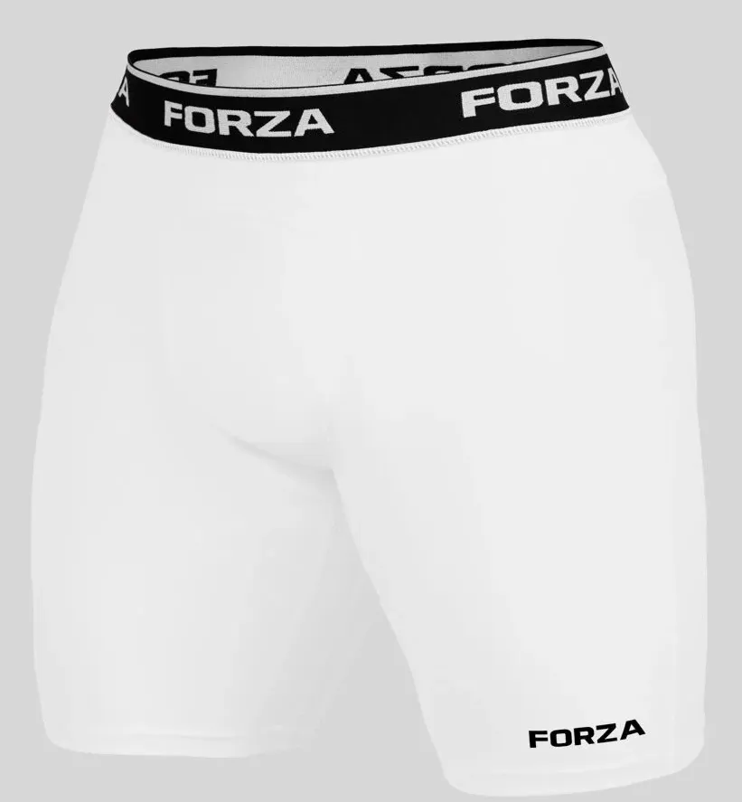 FORZA Kids White Base Layer Shorts (9-10)