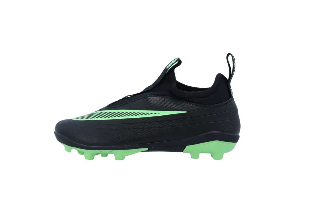 Nike Junior Mercurial Vapor 17 Club Black Illusion Green Flex FG MG PS Soccer Cleat (9k)