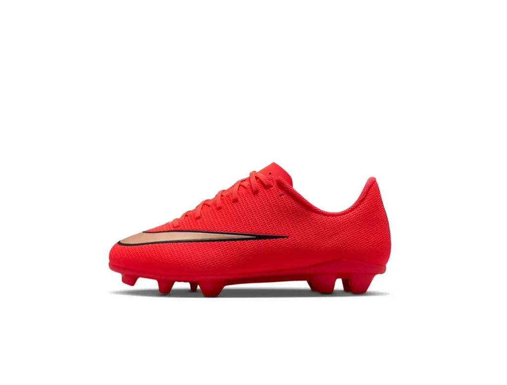 Nike Junior Mercurial Vapor 17 Bright Crimson Club FG/MG Firm Ground Soccer Cleat (1)