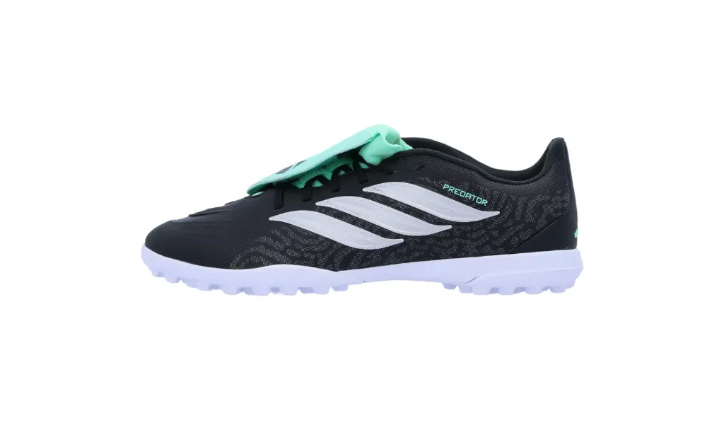 adidas Predator Club Black Silver TF Turf Soccer Cleat