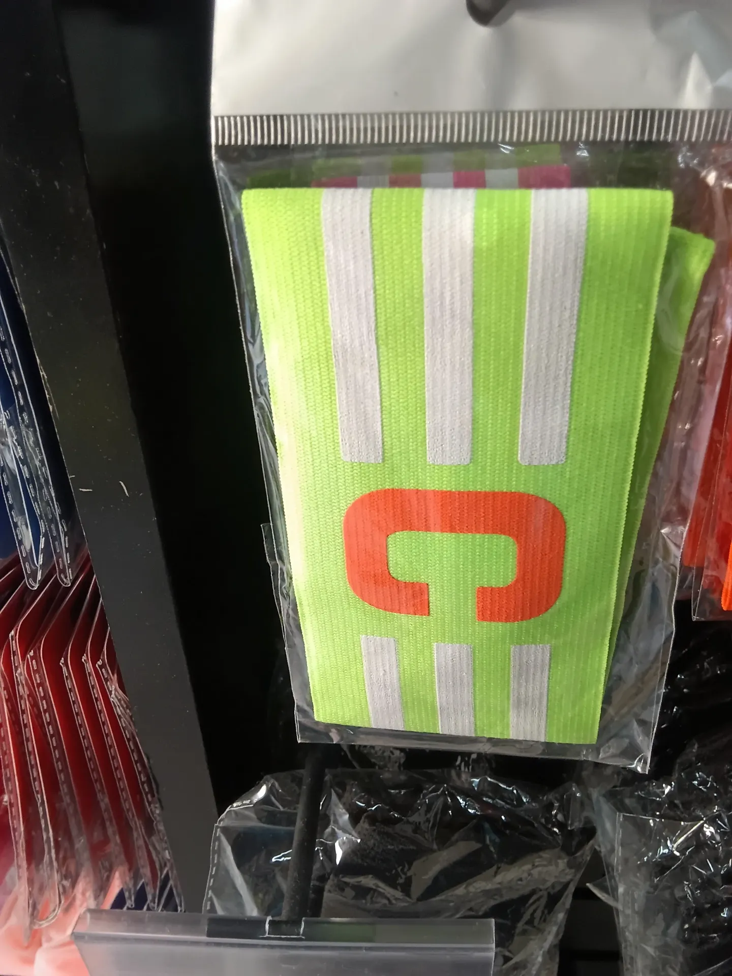 Captain Arm Band Floro Green/White